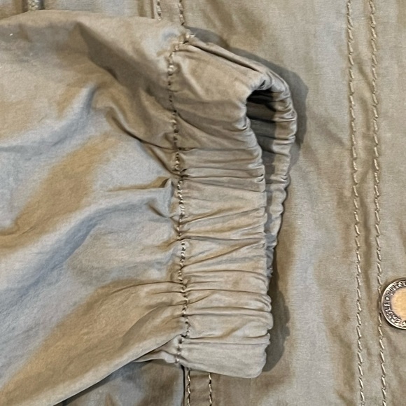 American‎ Eagle Outfitters Drawstring Hooded Utility Jacket Green Size Small - Picture 11 of 13